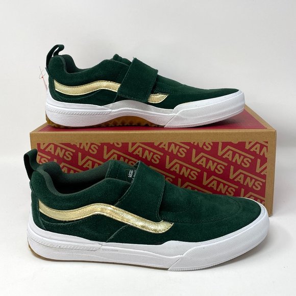 Vans Shoes - 🍃Sale🍃 VANS Kyle Pro 2 Snake Junt Forest Gold Suede Women's Size VN0A4UW30WC